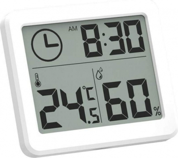 Mini Statie Meteo MRG M-365 Pentru interior Termometru Higrometru Alb 