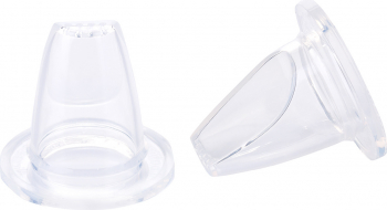 Set 2 duze silicon pentru biberoane cu gat larg Canpol babies 6 luni+ 