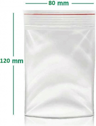 SET DE 1000 BUC. PUNGI ZIPLOCK 80X120 MM 
