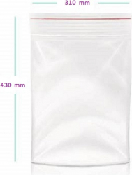 SET DE 1000 DE BUC.PUNGI ZIPLOCK 310X430 MM 