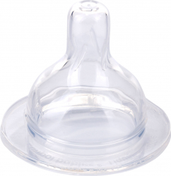Tetina anticolici pentru biberoane cu gat larg Canpol babies silicon - Easy Start - flux variabil stea 6 luni+ 