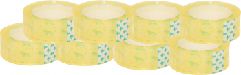 Banda adeziva EVOffice 19mm x 33m 8 buc Transparent 