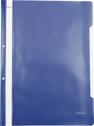Dosar plastic Noki cu sina si gauri bleumarin 50 buc/set 