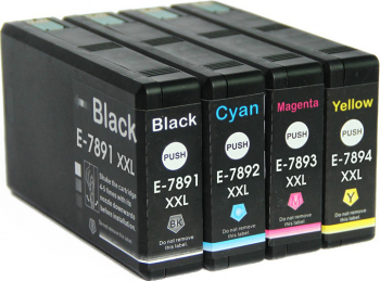 Set 4 cartuse cerneala premium XXL - epson T7891/7893/7892/7894 - Black cyan magenta yelow 