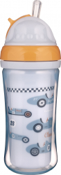 Cana sport cu pai retractabil - Masini - Canpol babies fara BPA 260 ml gri 