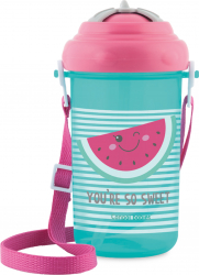 Canita sport cu pai retractabil - You re So Sweet - Canpol babies fara BPA 400 ml roz 