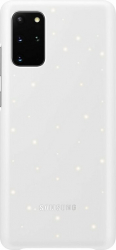 Husa originala SAMSUNG Galaxy S20 Plus LED Cover White EF-KG985CWEGEU 