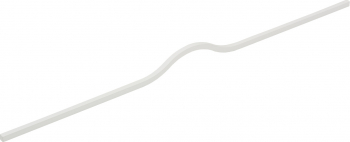 Maner pentru mobilier Brave alb mat L 400 mm 