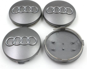 Set 4 capacele roti 68mm pentru jante aliaj Audi 