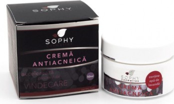 Crema antiacneica Sophy Cosmetics fata si corp 50 ml