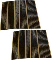 Set snur profesional negru subtire pentru reparat anvelope 50 bucati. 