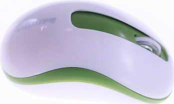 BANDA - Mouse Wireless 2 4GHz - WHITE/GREEN BD400-WG-DC 