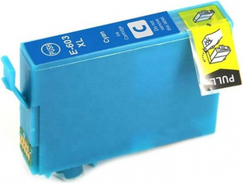 Cartus inkjet compatibil 603XL Cyan pentru Epson capacitate mare 