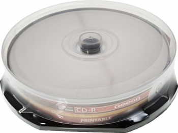 CD-R Omega Printabil 700Mb 80min 52X cake box 10 buc OP10-DC 