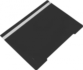 Dosar plastic Noki cu sina si perforatii NEGRU 50buc/set 