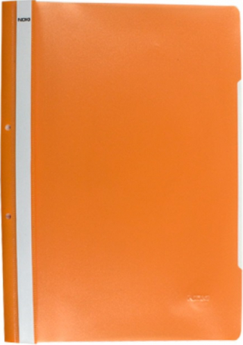 Dosar plastic Noki cu sina si perforatii PORTOCALIU 50buc/set 