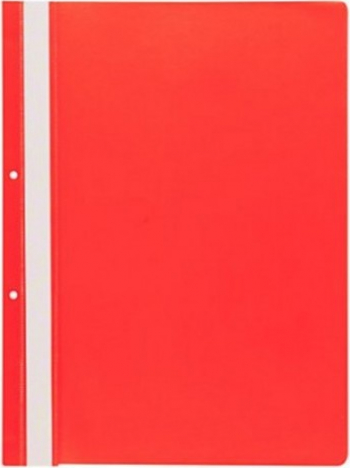 Dosar plastic Noki cu sina si perforatii ROSU 50buc/set 