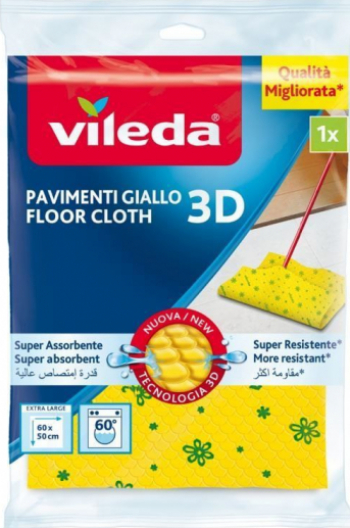 Laveta Vileda pentru podele cu ioni de argint 59x50cm 