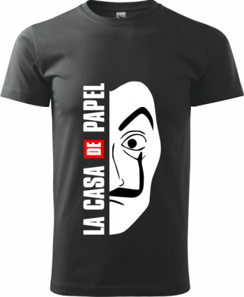 Tricou barbati Malfini La Casa de Papel negru L 