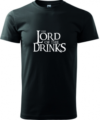 Tricou barbati Malfini Lord of the drinks negru 3XL 