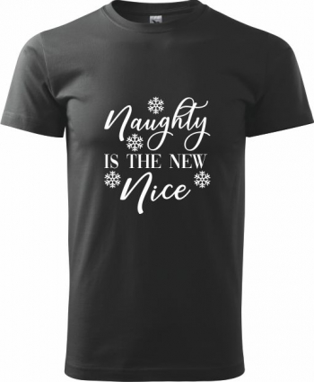 Tricou barbati Malfini Naughty is the new nice negru S 
