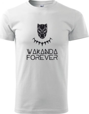 Tricou barbati Malfini Wakanda forever alb XS 