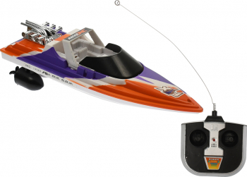 Barca sport de jucarie cu doua motoare si telecomanda - 2611