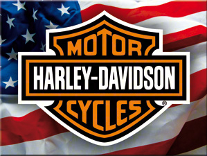 Magnet - Harley Davidson USA Logo 