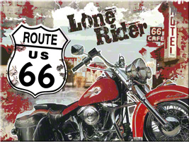 Magnet - Route 66 Lone Rider 