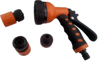 Pistol pentru furtun cu 3 duze reglabil gradina 