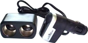 Priza auto dubla cu usb WF-0097 