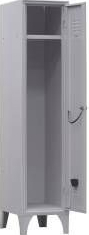 Dulap Vestiar metalic asamblat cu picioare si 1 usa 111/01 350x350x1800 mm Italia 