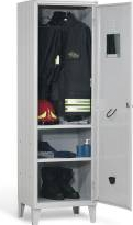 Dulap Vestiar metalic cu picioare si 1 usa compartimentat 114/VF10 600x500x1950 mm Italia 
