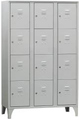 Dulap Vestiar metalic cu picioare si 12 compartimente 170/12 1050x500x1800 Italia 