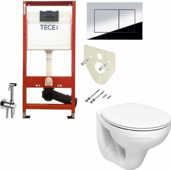 Set complet - Vas wc Suspendat Kolo Idol + Capac softclose + Rezervor TECE + Paffoni - Cu dus Igienic 