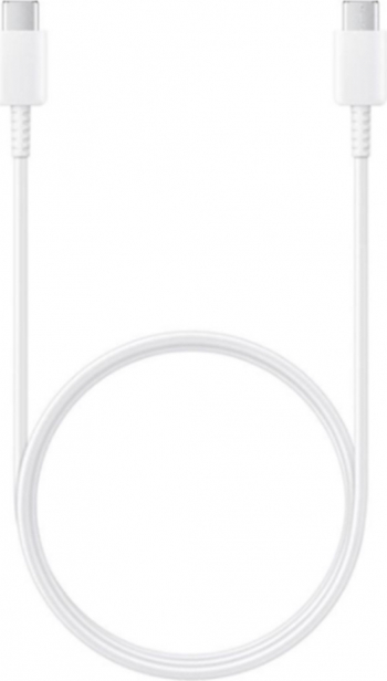 Cablu de date/ incarcare Samsung Type C - Type C pentru Galaxy Note 8 Note 9 Note 10 Note 10 Plus 1m Alb Bulk