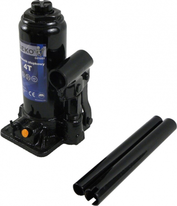 Cric hidraulic cu manivela negru de 4 T GEKO G01051 