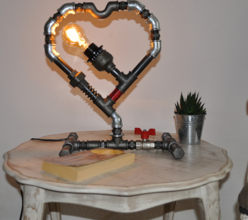 lampa inima steampunkdesigncj lampa steampunk corp de iluminat 