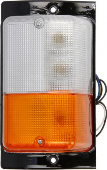 Lampa Semnalizator fata stanga culoare sticla portocaliu/transparent SCANIA 3 3 BUS 
