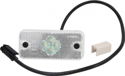 Reflector alb LED 24V cu 500mm cablu si conector AP 
