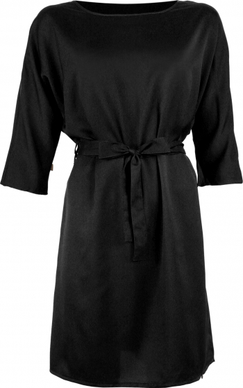 Rochie dama cu decolteu rotund Zusss dreapta Negru 