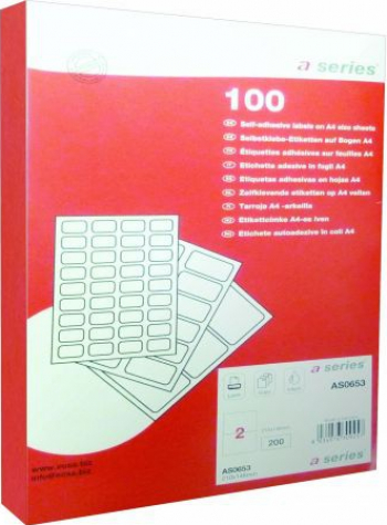 Etichete A-Series premium 105mmx74mm 8/A4 800 buc./top 
