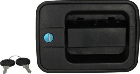 Maner usa stanga exterior cu chei cu incuietoare negru IVECO EUROCARGO I-III intre 1991-2005 