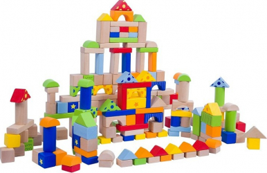 Set blocuri constructie colorate 200 