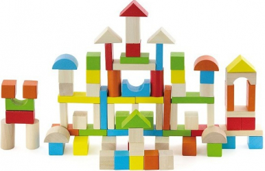 Set blocuri constructie colorate 80 