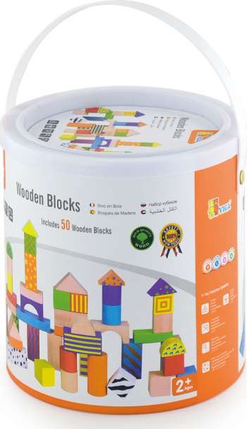 Set blocuri constructie colorate pictate cu modele 