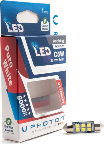 Bec PHOTON C5W 12V CANBUS 6 SMD 36mm FESTOON LED - PH7012 