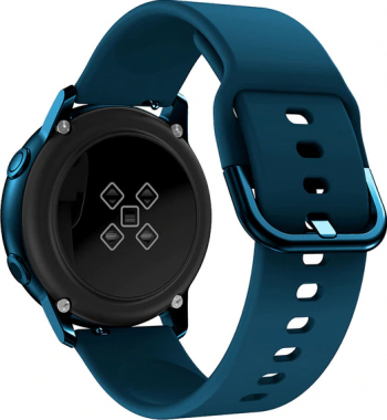 Curea Silicon Teal 20mm Quick Release Smooth Compatibila SmartWatch 