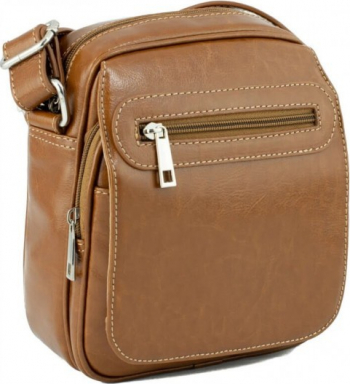 Borseta casual piele maro tabac model 02 MAGAZINUL DE GENTI 