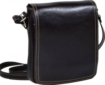 Borseta piele vintage maro MAGAZINUL DE GENTI model cu capac 05 